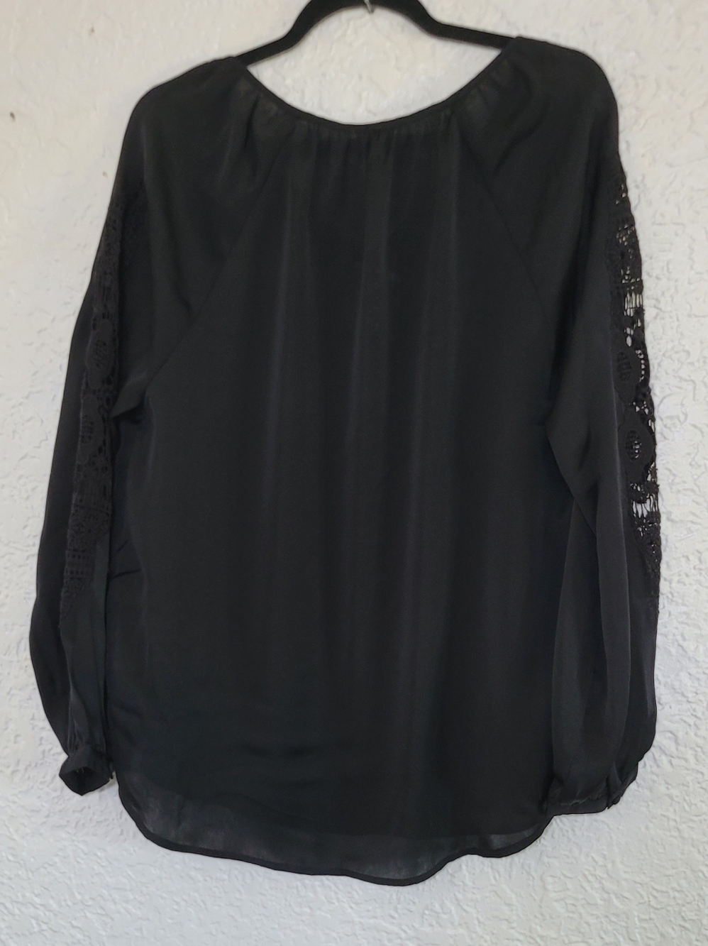 Chico's Black Embroidered BoHo Blouse - Picture 7 of 10